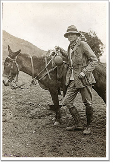 Hiram Bingham at Machu Picchu in 1912