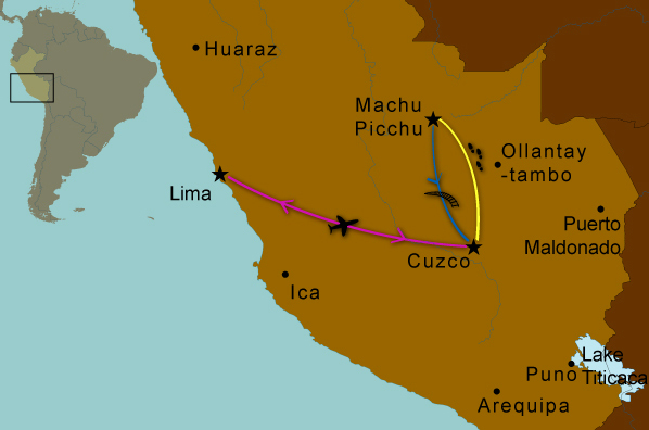 Map of Peru