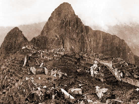 Machu Picchu in 1912