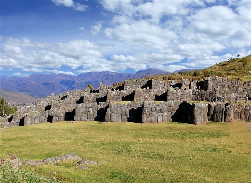 Inca ruins at Saqsaywaman