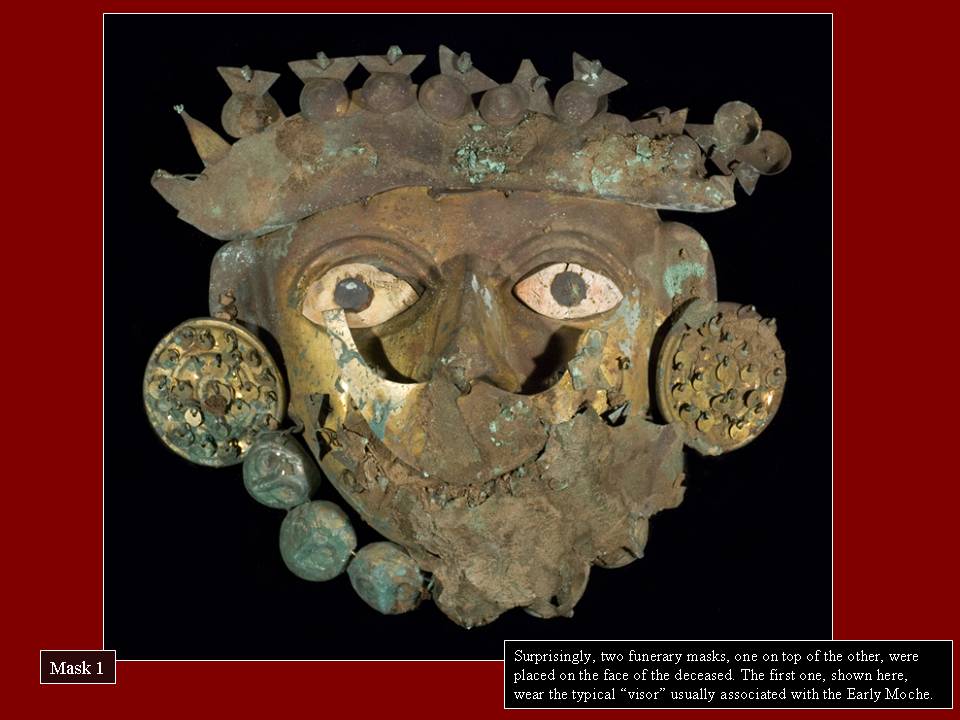 Moche Funeary mask of the Lord of Ucupe
