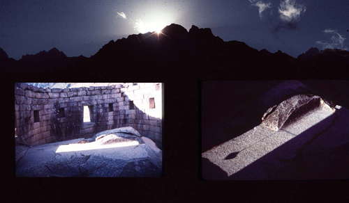 Machu Picchu Torreon at Machu Picchu measures the June solstice
