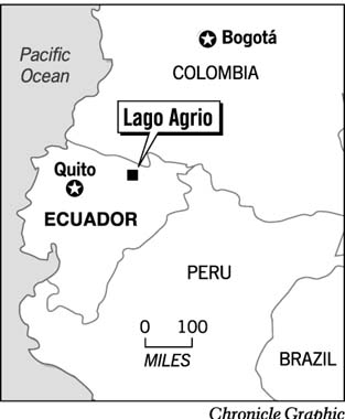 Lago Agria Texaco in Ecuador