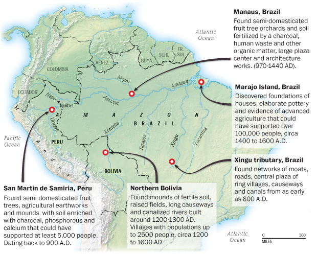 Map of the Amazon