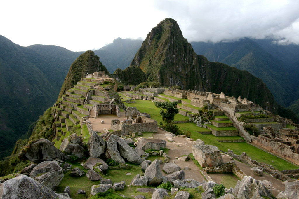 The ruins of Machu Picchu