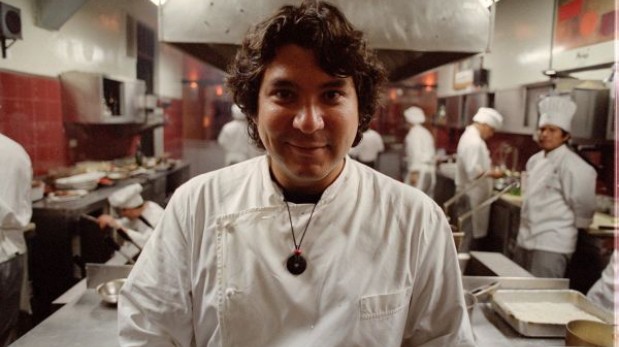 Gastón Acurio in his kitchen